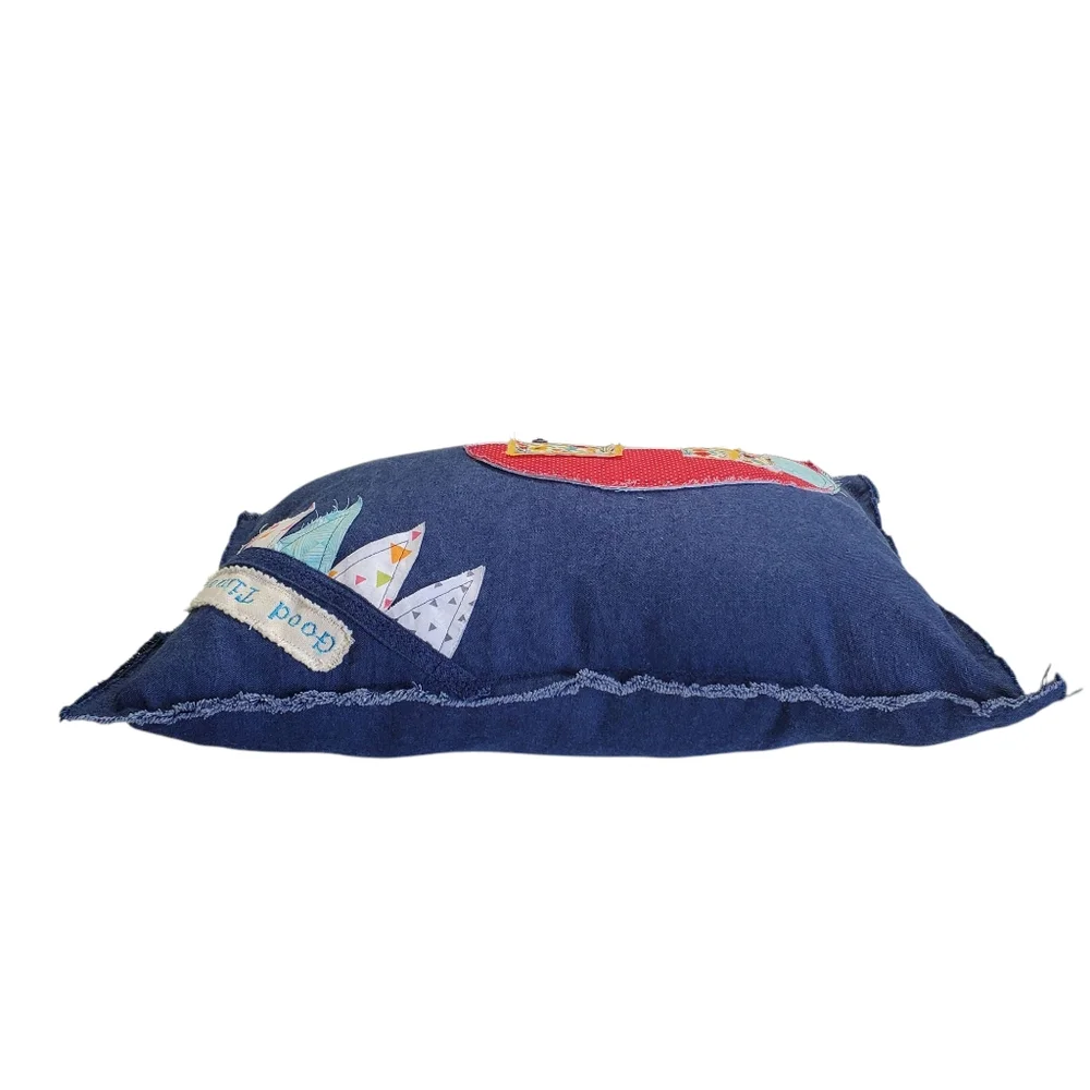 Homecrafted Colorful Camper Decorative Accent Pillow New